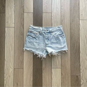 Levi’s Light Blue Denim Women Shorts